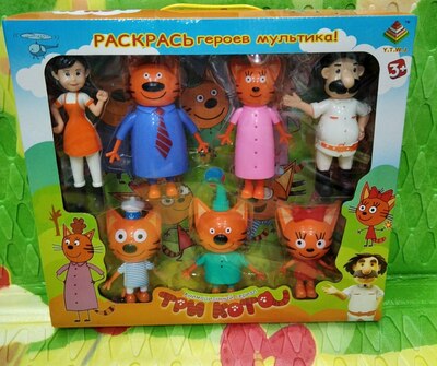Игровой набор "Три кота"