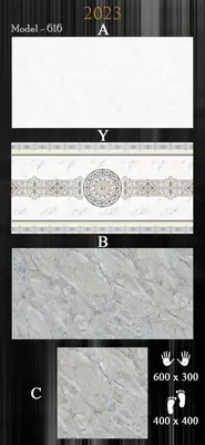 Керамическая кафельная плитка Ориент Керамик 30/60, 616