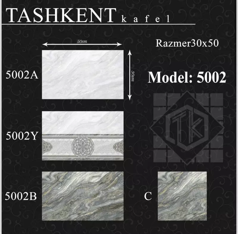 New Toshkent 30/50 keramik plitka