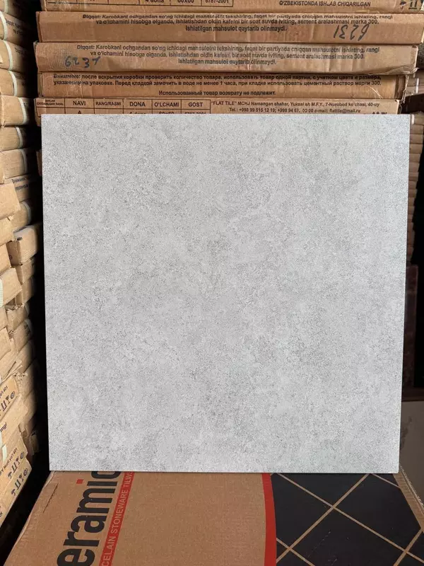 Керамическая кафельная плитка матовая New Art Ceramic 60x60