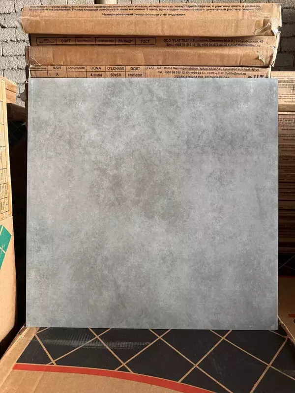 Керамическая кафельная плитка матовая New Art Ceramic 60x60