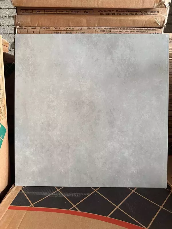 Керамическая кафельная плитка матовая New Art Ceramic 60x60