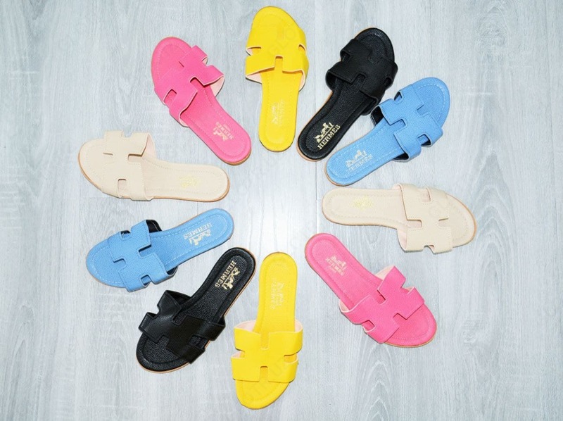  Женские легкие шлепки Hermes (Турция) - 