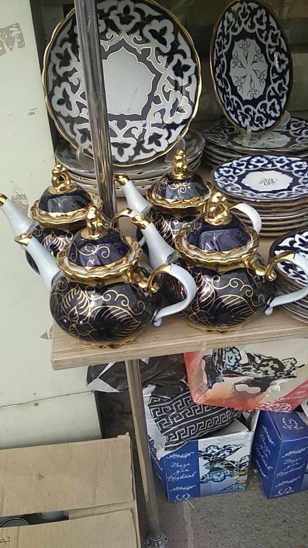 Ovqatlar (choynaklar, laganlar, plitalar)