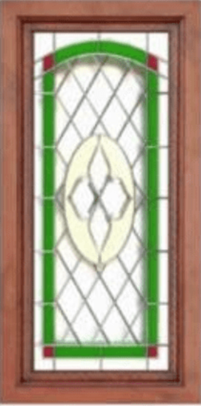 W-11 badiiy vitray oynasi