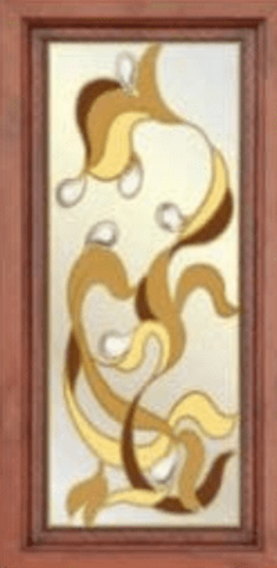 Художественный витраж W-34