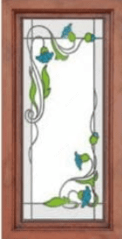 Художественный витраж W-52