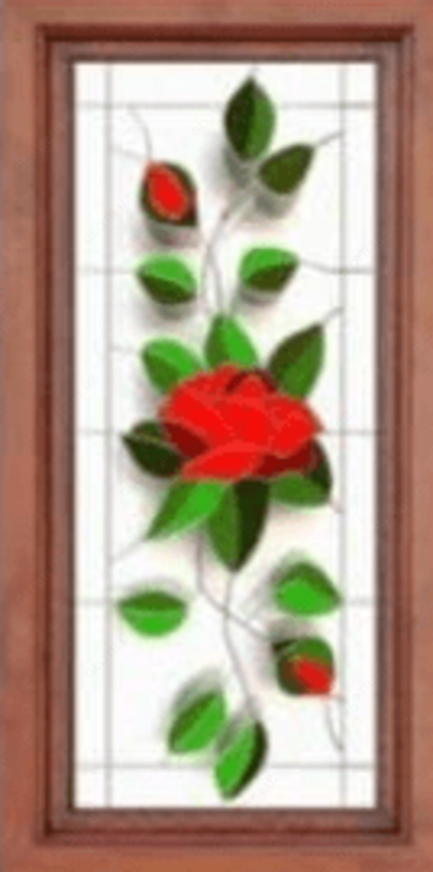 Художественный витраж W-63