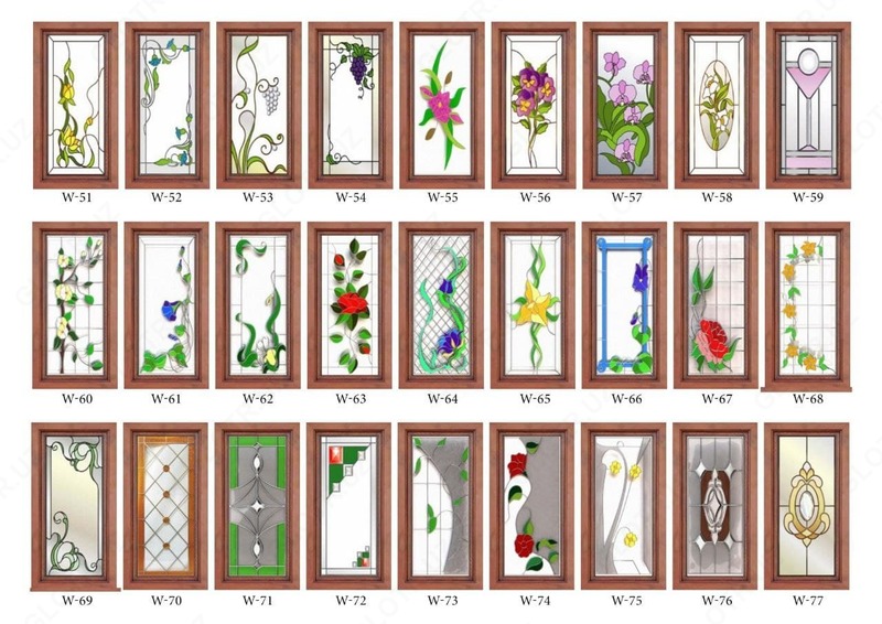 Художественный витраж W-64