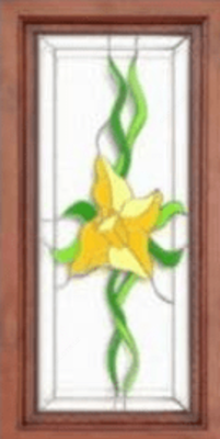 Художественный витраж W-65