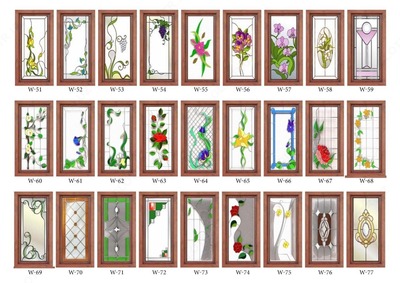 Художественный витраж W-65