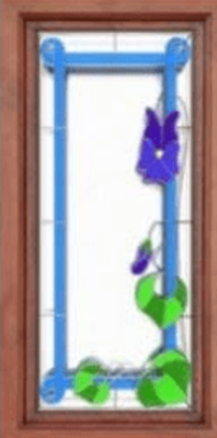 Художественный витраж W-66