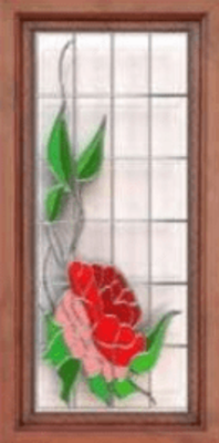 Художественный витраж W-67