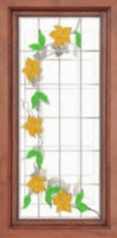 Художественный витраж W-68