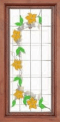 Художественный витраж W-68
