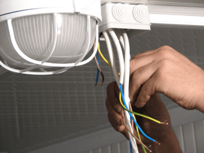 Установка и подключение осветительных приборов (люстры, светильники, встраиваемые светильники)