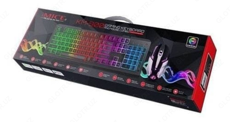 Игровой комплект для ПК 2 в 1 Gaming iMice KM900 - 212 945.5 сум