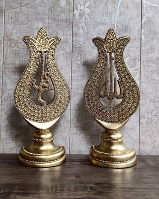 Muhammad payg'ambar yozuvlari ko'rinishidagi lampalar