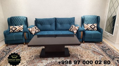 Мебель набор (диван и кресла) арт-2 - ZIYNAT ZIYO XK