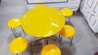 Стол и стулья желтые Только в розницу