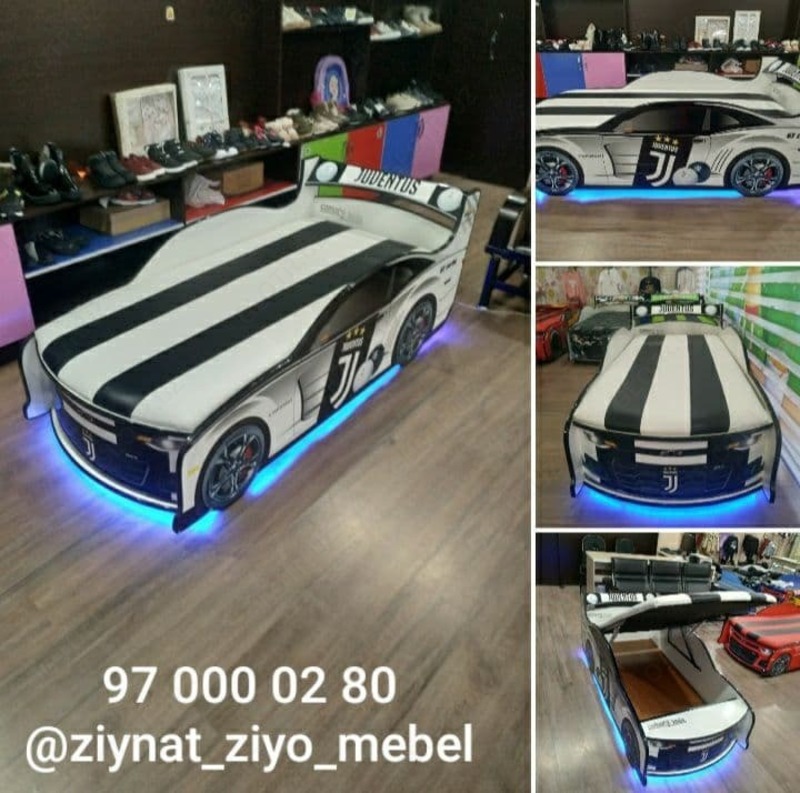 Кровати для детской в форме машины (арт-5)