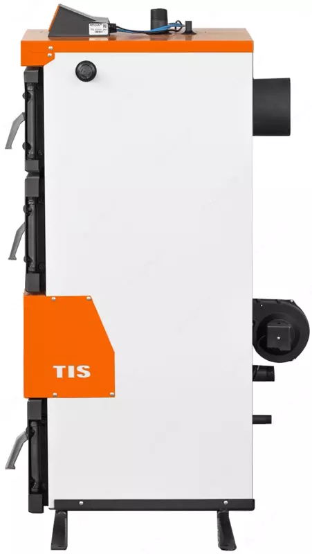 Котёл водогрейный стальной, твёрдотопливный TIS PLUS 30