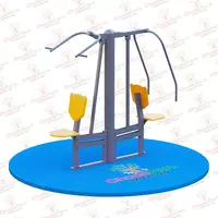 Jismoniy mashqlar mashinasi - "Vertikal qator + o'tirgan press"