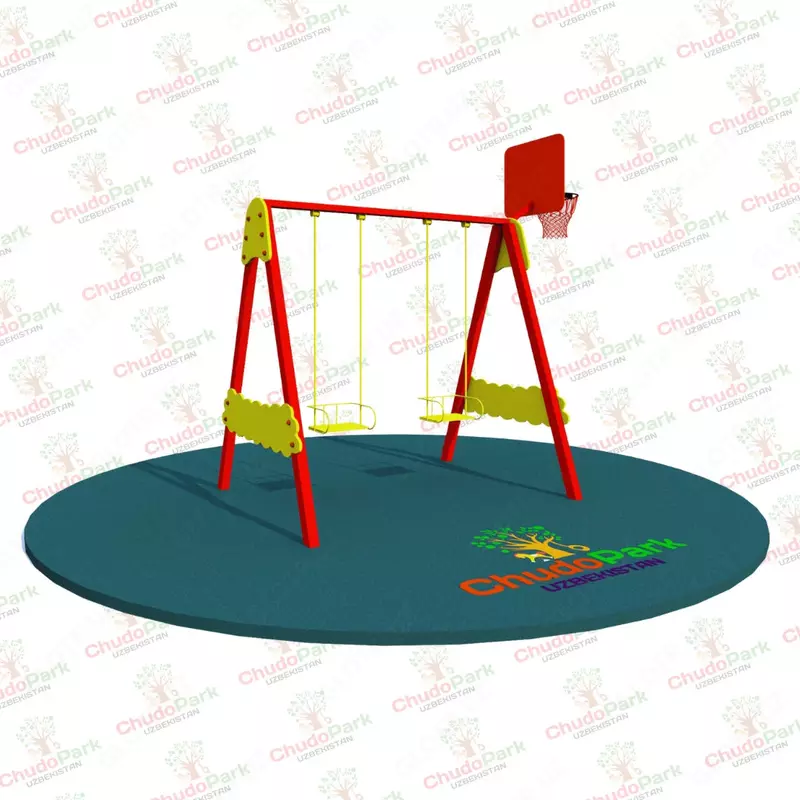 Детские качели + баскетбольная корзина - по запросу