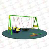 Детские качели Лодочка+Гнездо