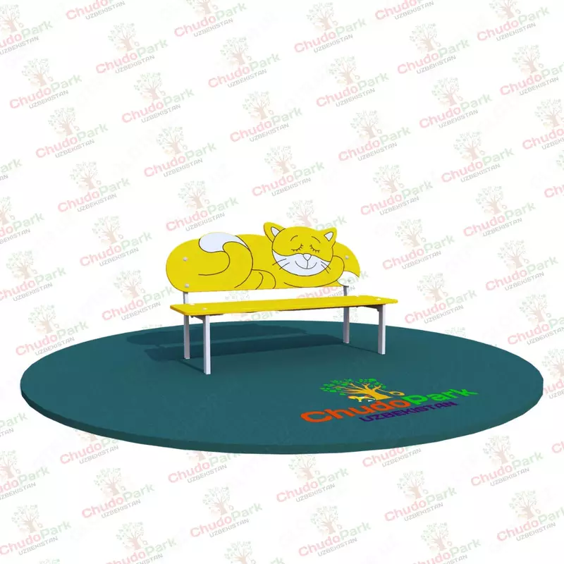 Детская скамейка КОШЕЧКА - по запросу