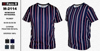 Мужская футболка М - 2114