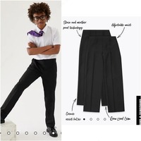 Комплект классических школьных брюк для мальчика (2 шт) - от 191 411.7 сум