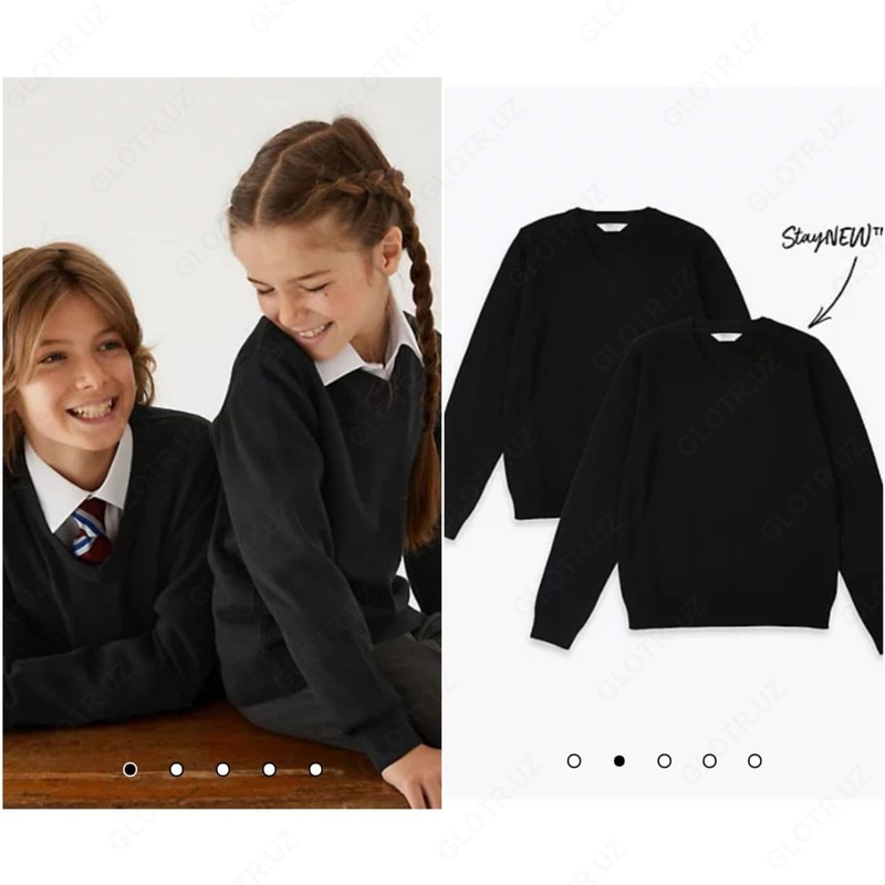 Школьный джемпер унисекс M&S (2 шт) - от 191 411.7 сум