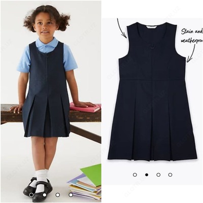 Школьный сарафан для девочки с перманентными складками - от 179 448.5 сум / шт.