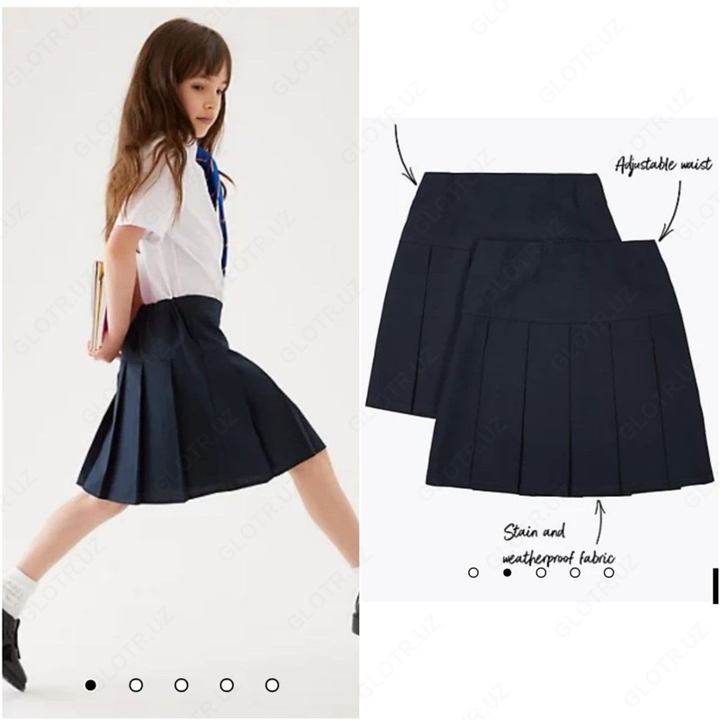 Юбка плиссированная для девочки (2шт) M&S - от 179 448.5 сум