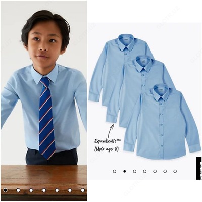 Комплект из 3 х рубашек с длинным рукавом