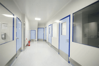 Ishlab chiqaruvchidan HI-TECH uslubidagi maxsus tibbiy eshiklar