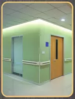 Двери медицинские HPL с алюминиевым профилем