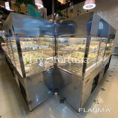 Линия раздачи из нержавейки (мармиты) №1 Fayz-Fortuna