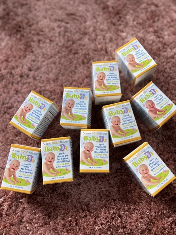 Витамин D3 в каплях для детей California Gold Nutrition - 110 000 сум