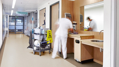 от 250 000 сум от 100 кв.м Гомогенный медицинский линолеум Sphera от Forbo Flooring