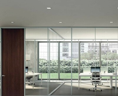 Офисные акустические перегородки и двери для коммерческих помещений