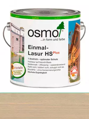 Масло Osmo Einmal-Lasur HS PLUS (однослойная и лазурь для дерева