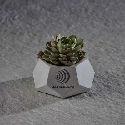 кашпо из бетона