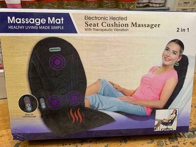 Автомобильный массажер с подогревом "Electric heated seat cushion massager"