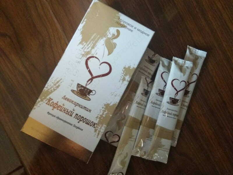 Zaiflashtiruvchi kofe kukuni "Levokarnitin" (10 paket)