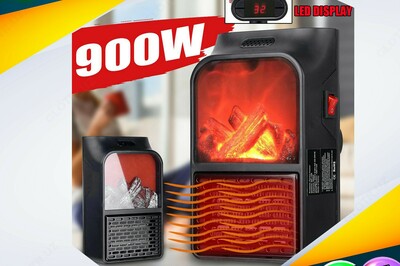 Masofadan boshqarish pulti bilan portativ mini 3D isitgich