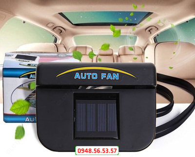 Вентилятор для автомобиля на солнечной батарее