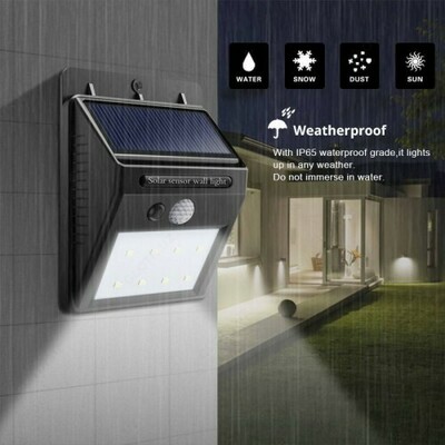 LED Quyosh Sensori devor yoritgichi