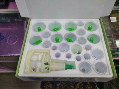 Hijama uchun vakuumli idishlar to'plami 24 dona.